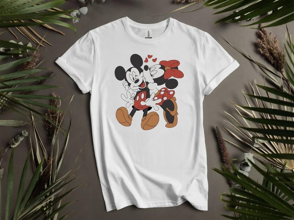 

Comfort Colorsdisney Classic Minnie Mickey Hoodie Tshirt Men Women Unisex AD192 L