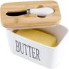 Airtight Cover Butter Dish Cans  with Lid Cheese Storage Container  Household