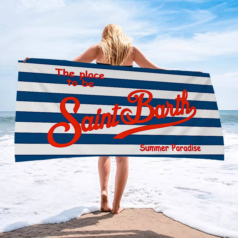 Saint Fashion Barth Große Mikrofaser-Strandtücher Schnelltrocknendes Handtuch Sand-Strandtücher Poolhandtuch Für Reisen Schwimmbad Yoga