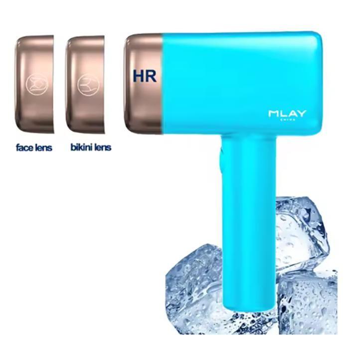 Pulsed Light Epilator Ice Cooling Ipl Hair Removal 1500000 Flashes Replaceable Lamps Laser Epilator Device
