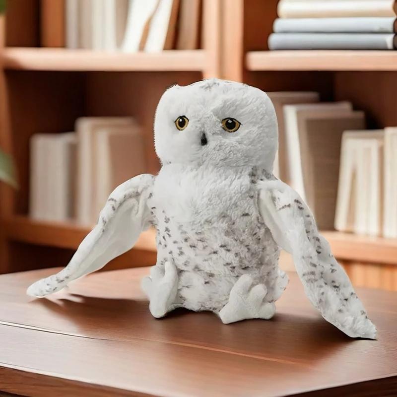 Owl Plush Hand Finger Story Puppet Cute Stuffed Bird Toys Educational Toy Interactive Bedtime Story Play Doll Birthday Gift