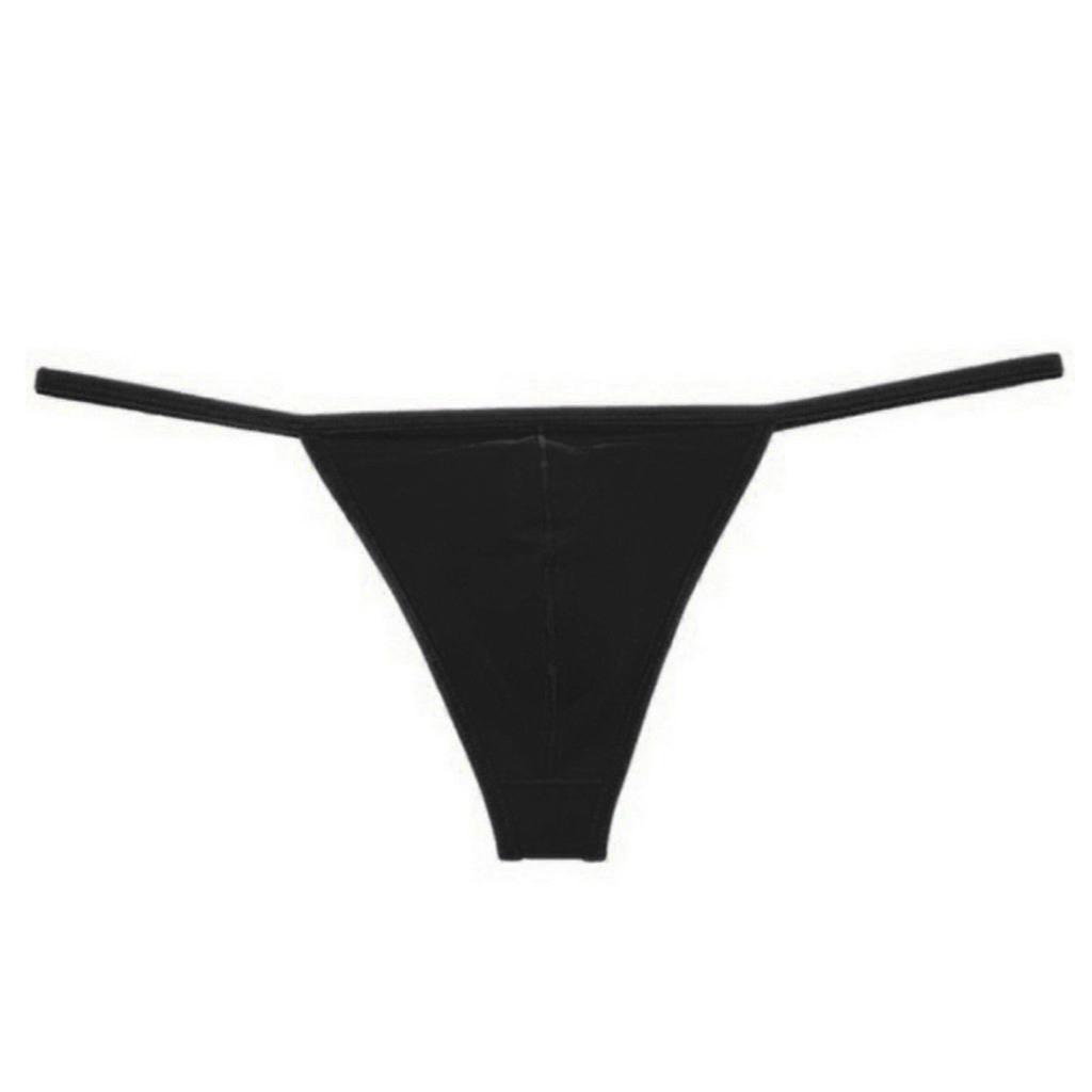 Open Back Mens Underpants Low Waist Briefs G-string Thong Underwear