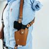 New Universal Vertical Shoulder Strap Holster Tactical Underarm Universal G17 Holster Type 92 1911 Leather Gun Bag