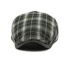 Plaid Hat Women's Beret Men's British Retro Progressive Cap Peaked Cap