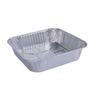 Durable Aluminum Foil Baking Pans Disposable Square Tray for Cooking, Roasting, and Catering Pack of 25