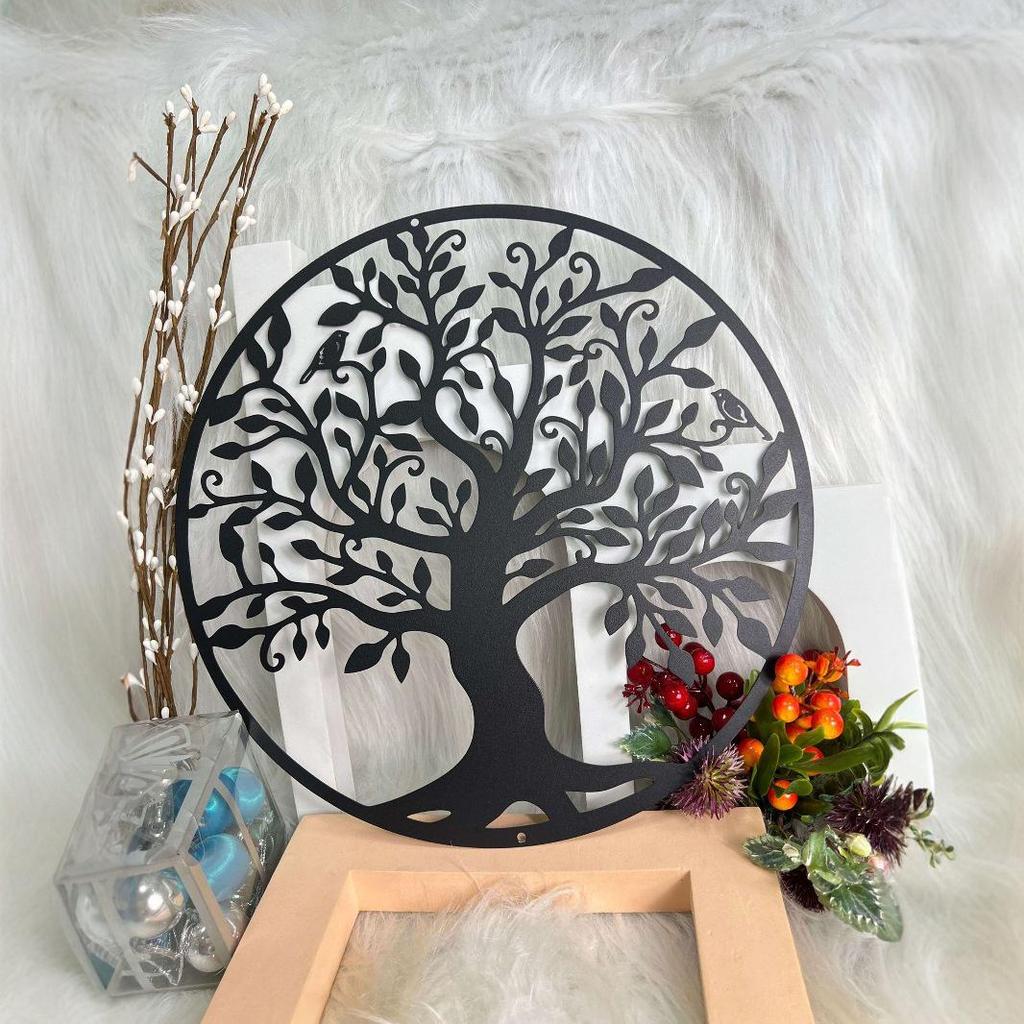 Hot Selling Metal Tree of Life Wall Art - Iron Silhouette Home Decor