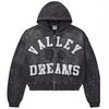 Europe, America 2025 American Graffiti Printing Men's and Women's Loose Casual Zipper Hooded Sweater Trendy Brand