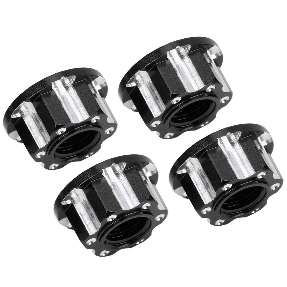 4pcs M4 Carving Hexagonal Nuts Aluminum Alloy Fit for HSP Sakura D3 D4 1 10 RC Car