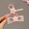 Sakura Sakura Hairpin Cherry Blossom Sweet Barrettes Lovely Flower Hair Claw  Gift