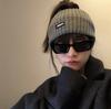 Hat Summer Knitted Headband Wool Hat Winter Can Tie High Ponytail Postpartum Spring and Autumn Confinement Hat Wash Face Bundle Hair Cap