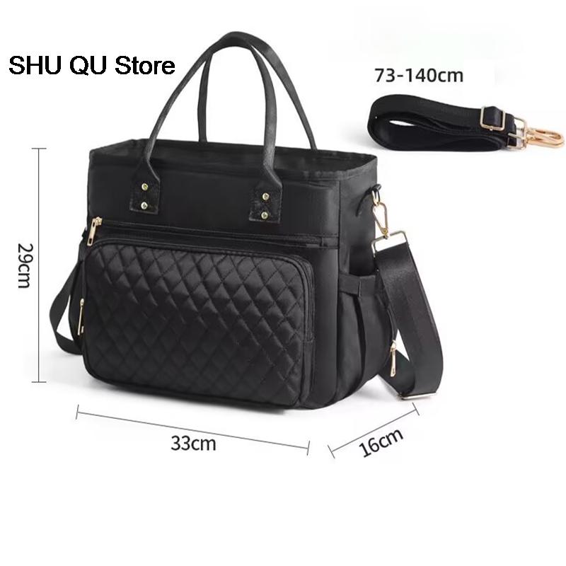 Large Capacity Travel Picnic Handheld Storage Bag Waterproof Leaky Proof Wear Resistant Crossbody Multi Functional Mommy Bag