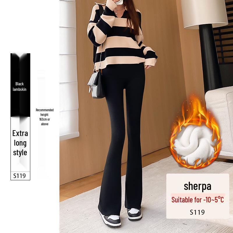 Women's Spring 2026 High-Waisted Micro-Flared Shark Skin Yoga Pants: Petite, Butt-Lifting, Slimming.