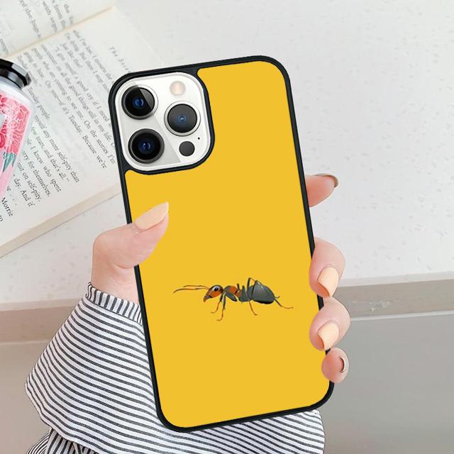 Creepy Ant Insects Scary phone Case Cover For iPhone 16 15 14 Plus XR XS apple 16 11 12 13 mini Pro Max coque