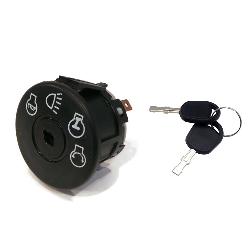 Ignition Starter Switch w/ 2 Keys For Craftsman Riding Lawn Mower Tractor 175566