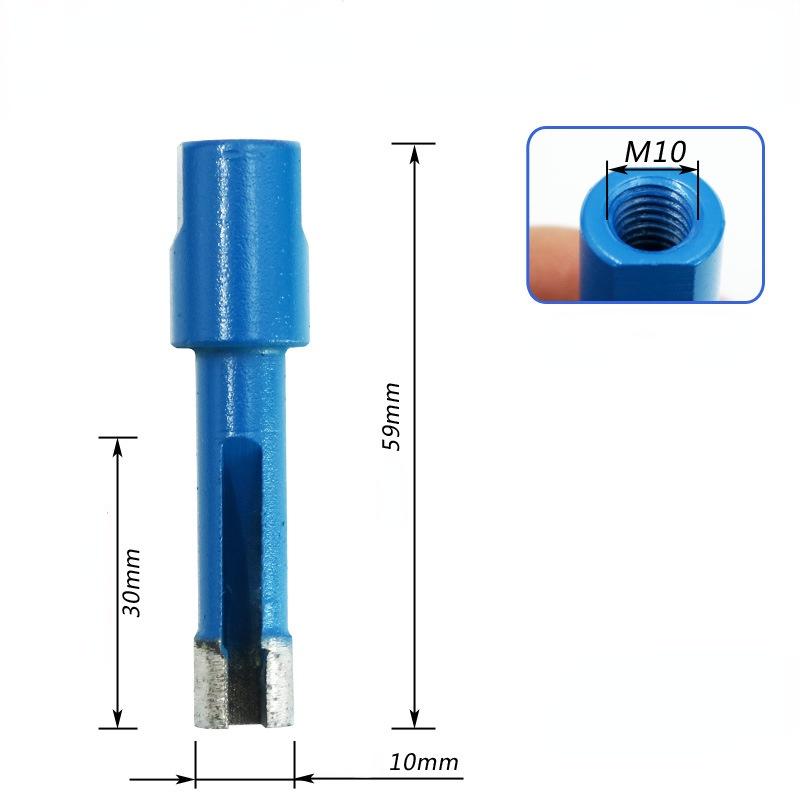 Diamond Hole Saw Drill Bit Set for Concrete Tiles Glassd Cutter Saw Blue Wall Drill Bit M10 Angle Grinder 6-75mm