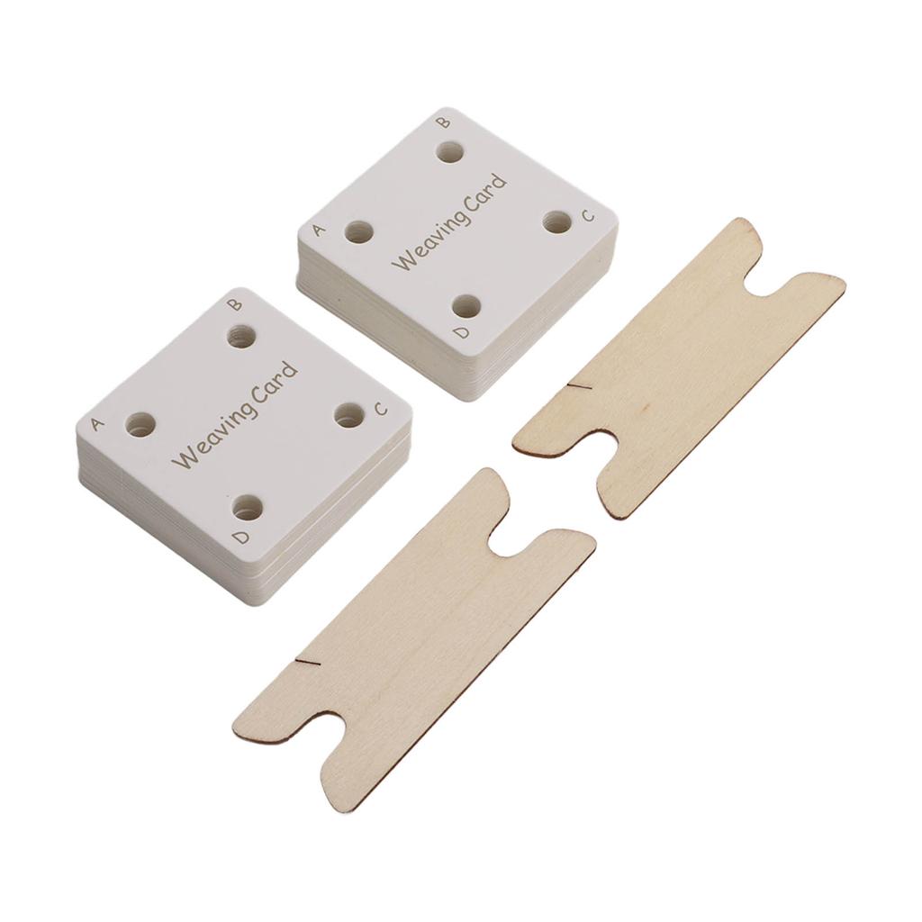 Tablet Weaving Card Smoothness Convenient Flexible Safe Sturdy Durable Paper Loom Card for Craft