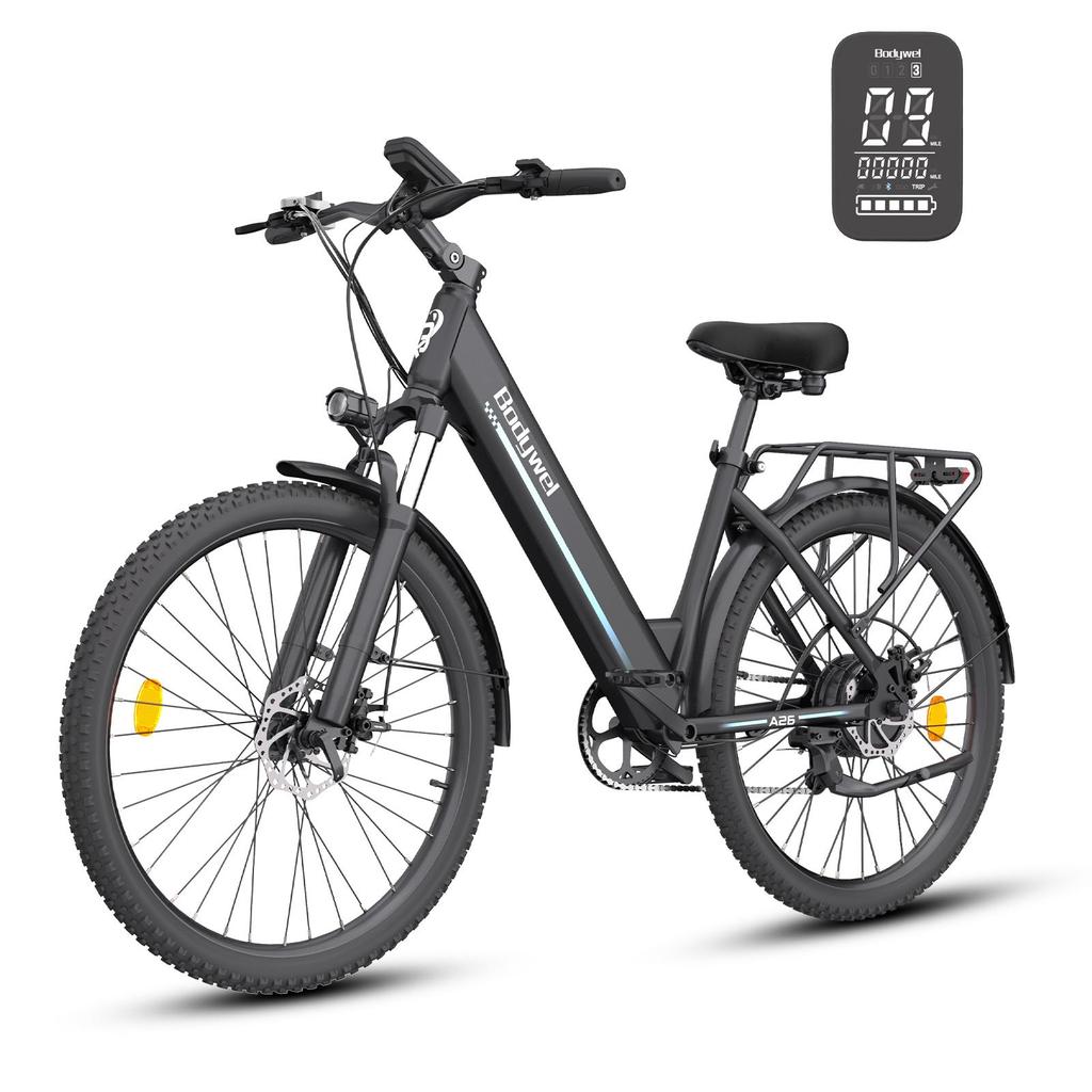 Bodywel A26 Electric Bike for Urban Commuting,36V 13.5Ah Removable Battery