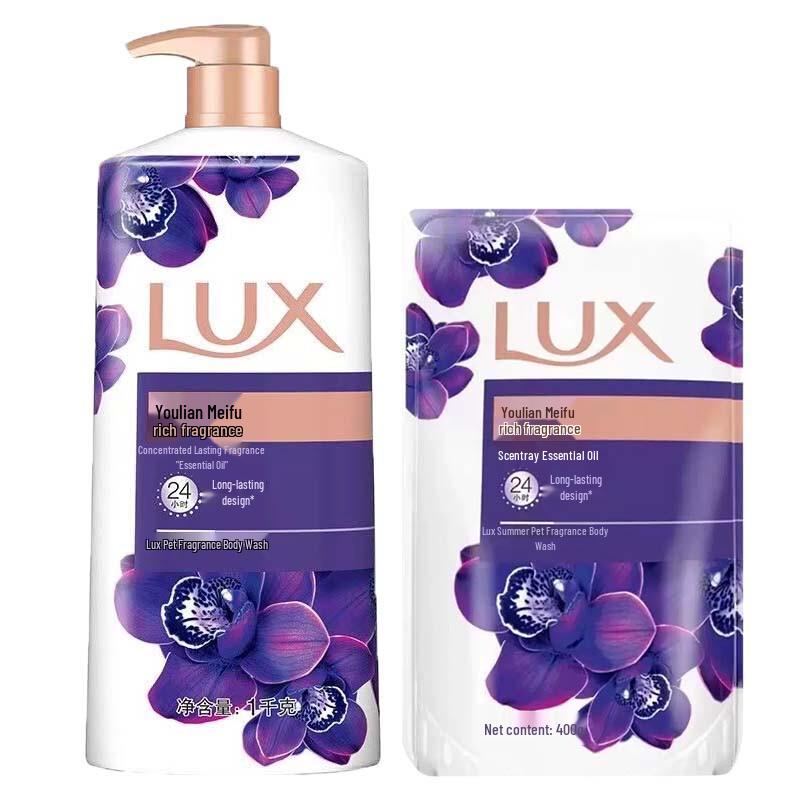 Lux Enchanting Orchid Body Wash (1kg Bottle + 400g Refill)