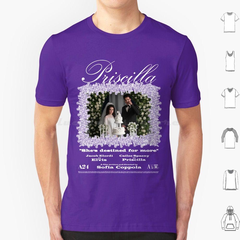 Sofia Coppolas Priscilla Destined For More T Shirt Men Women Kids 6xl Priscilla Sofia Coppola A24 Film Elvis Pearl Movi S