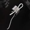 Punk Metal Irregular Knot Hair Claws Clip for Women Fashion Silver Color Low Ponytail Holder Buckle Hair Accessories Headwear
