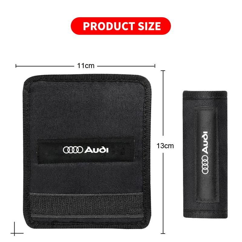 Car Roof Handle Protection Pull Gloves Auto Emblem Accessories For Audi A1 A2 A3 A4 A5 A6 A7 A8 Q1 Q2 Q3 Q4 Q5 Q6 Q7 Q8 B5 B6 B7 B8