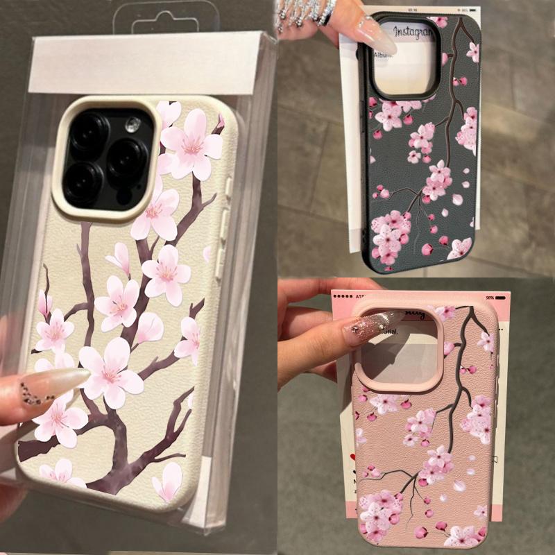 Case For RENO 15 15F 11F 12F 14 PRO 10 5 Lite 5F OPPO A3 A5 A6 PRO A2 A3X A5X A40 A94 Soft Pink Violet Flowers Matte Cover
