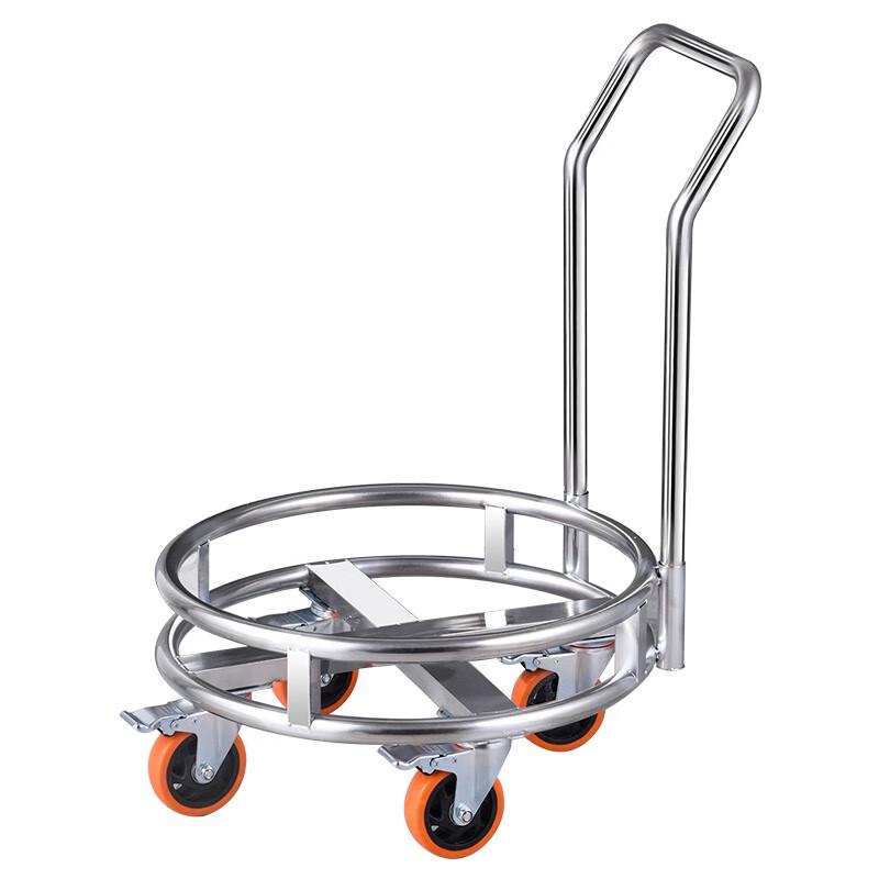 Yude 304 Stainless Steel Rolling Cart for Soup Pot/Bucket