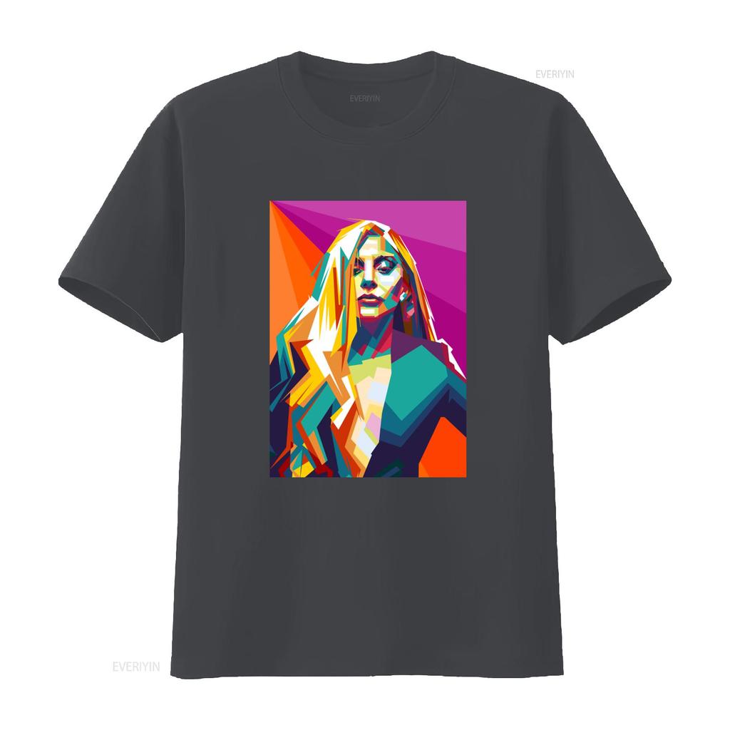 Vintage tričko Lady Gaga pro mládež s dlouhým rukávem a velikostí pro batolata vintage Prané Pohodlné Streetwear Neformální