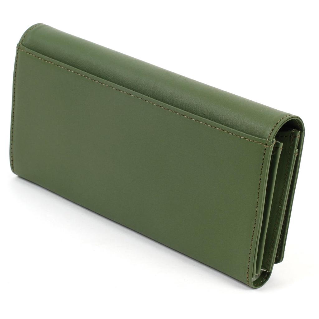 Motomachi Dog Long Wallet PH0802 Khaki 33334 [Kitamura] (Shiba Inu) [Green]