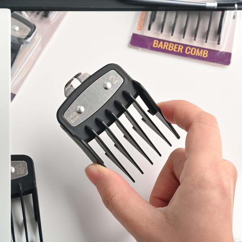1/2/3/4Pcs Hair Clipper Limit Guard Set Multi-size Guide Combs Portable Trimmer Tools for Travel Daily Hair Grooming