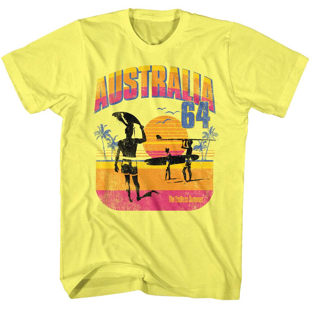 Bruce Brown The Endless Summer Australia 64 Colorful Beach Scene Men T Shirt S