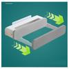 Retractable Wall Mounted Basin Rack for Bathroom Kitchen Storage Adhesive Patch No Punching Wall