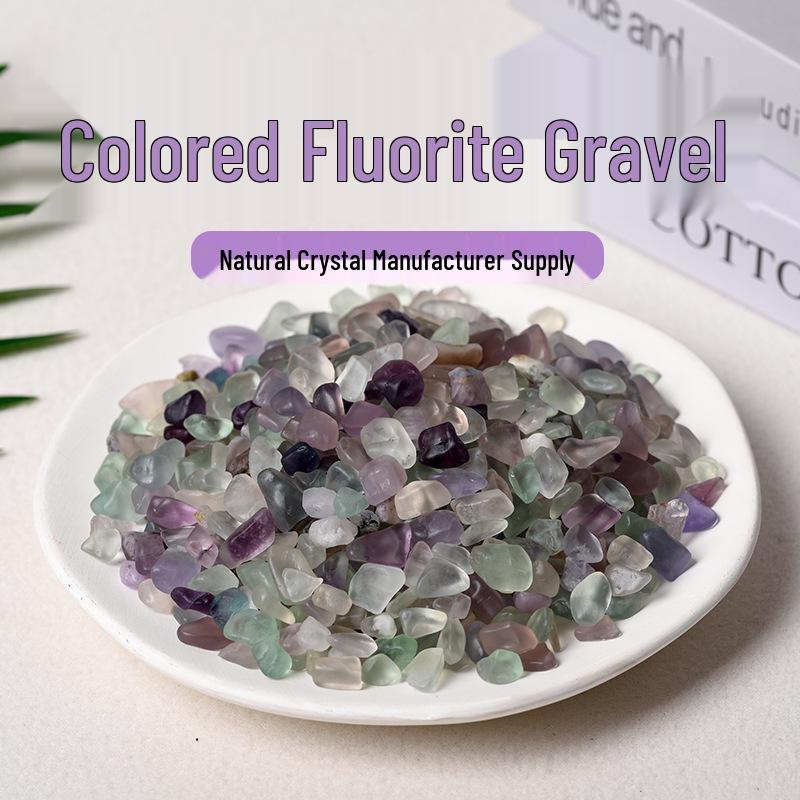 Polished Irregular Fluorite Stones for Aromatherapy, Fish Tanks, Flower Pots, and Decorative Paving.