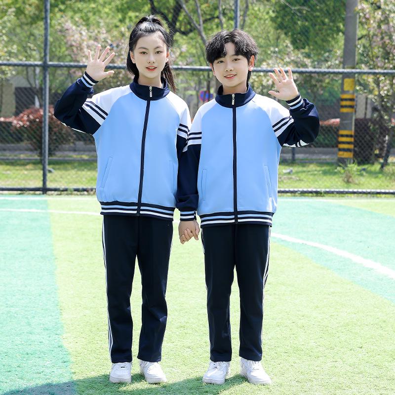 Spring & Autumn Uniforms: Primary School & Kindergarten Sports Sets, Summer Short Sleeve Class Wear