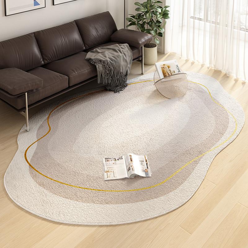 Nordic Style Living Room Decoration Carpet Irregular Shape Rugs For Bedroom Home Fluffy Soft Rug Thick Anti-Slip Study Floor Mat