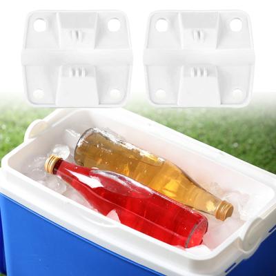 Izturīgas plastmasas dzesēšanas kastes eņģu rezerves komplekts ar skrūvēm, lieljaudas dzesēšanas kastes eņģes, universāli piemērotas drošai uzstādīšanai