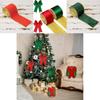 Premium Quality Christmas Gift Wrapping Ribbons In Stylish Green And Red Colors