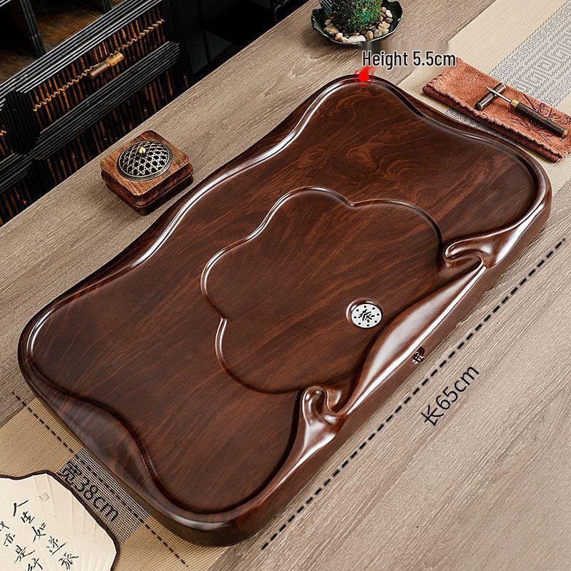 Elegant Solid Wood Draining Tea Tray