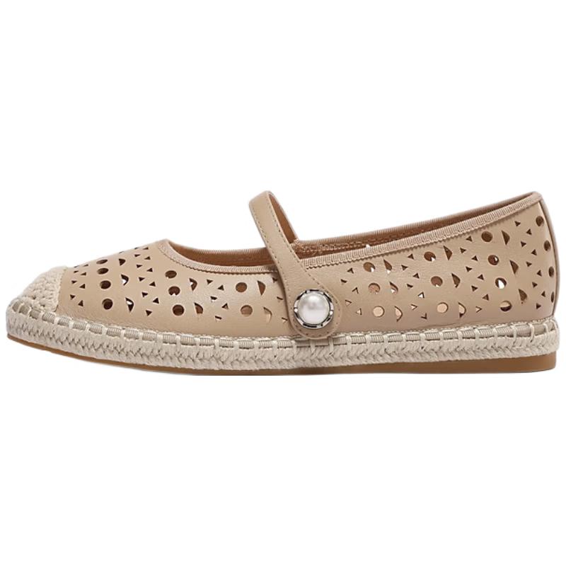 Belle Women s Breathable Woven Leather Mary Jane Fisherman Shoes EU 36