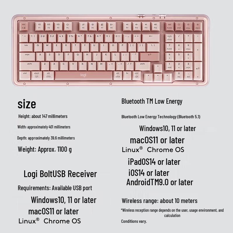 Logitech ALTO KEYS K98M Custom Mechanical Keyboard