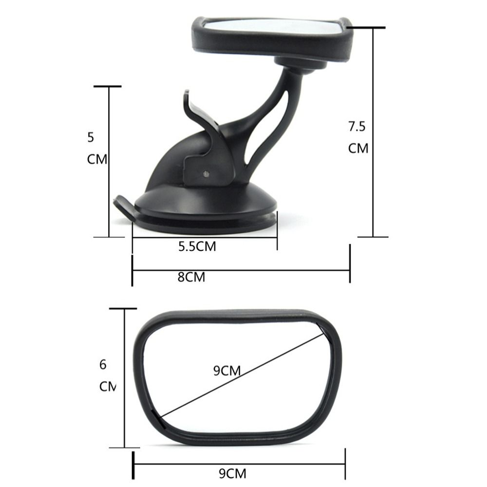 Wide Angle Car Baby Rearview Mirror Adjustable Baby Rearview Mirror Car Use