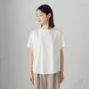 Comme Ca Ism Size Cool-Touch Back-Tuck T-Shirt, L, White, 12-68CK21-205
