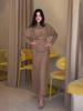 2024 Summer Women's Satin Lace-Up Skirt Set with Waist-Cinching, Solid Color, European & American Style