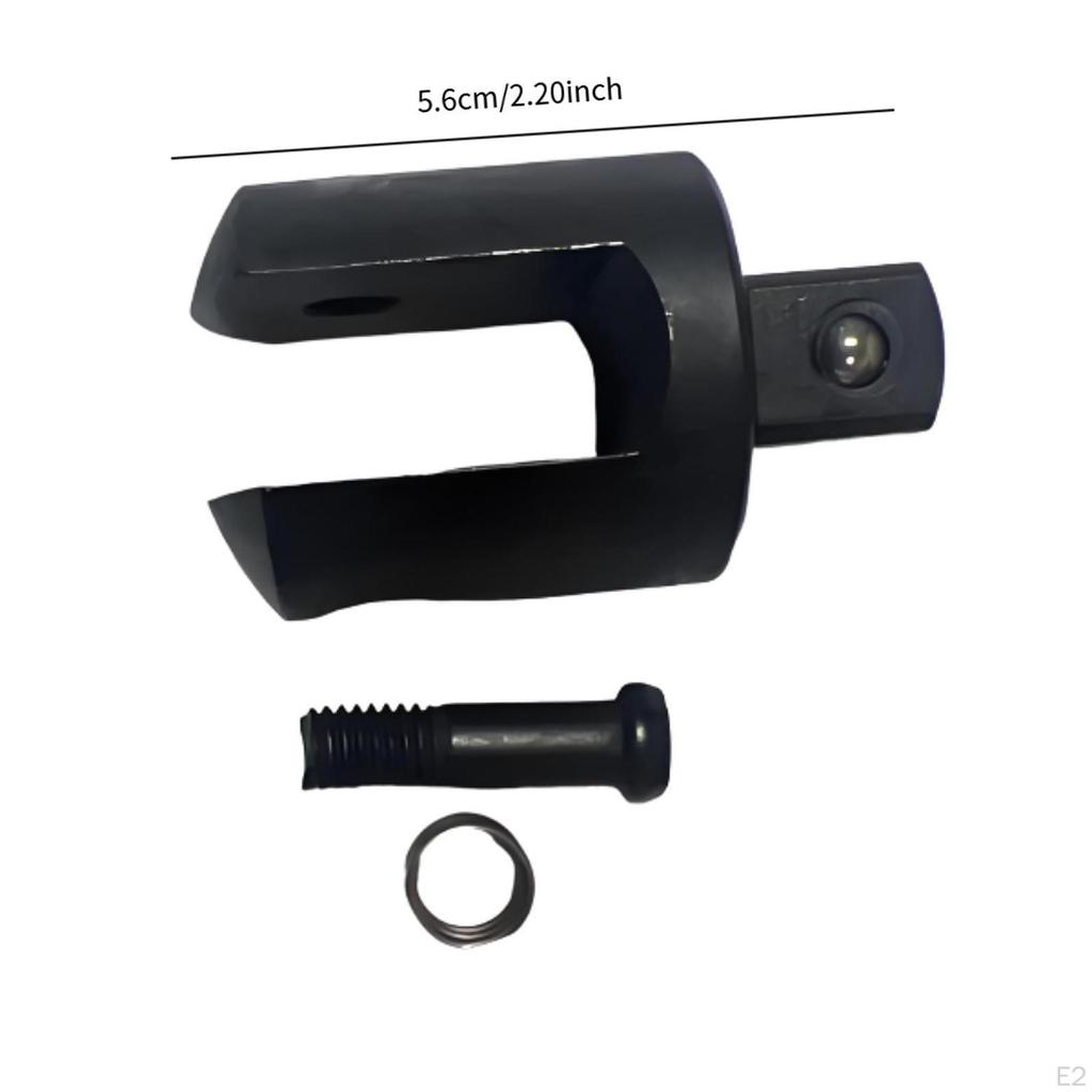 1/2" Drive Breaker Bar Adapter with Fixed Screw Power Knuckle Head for Automotive