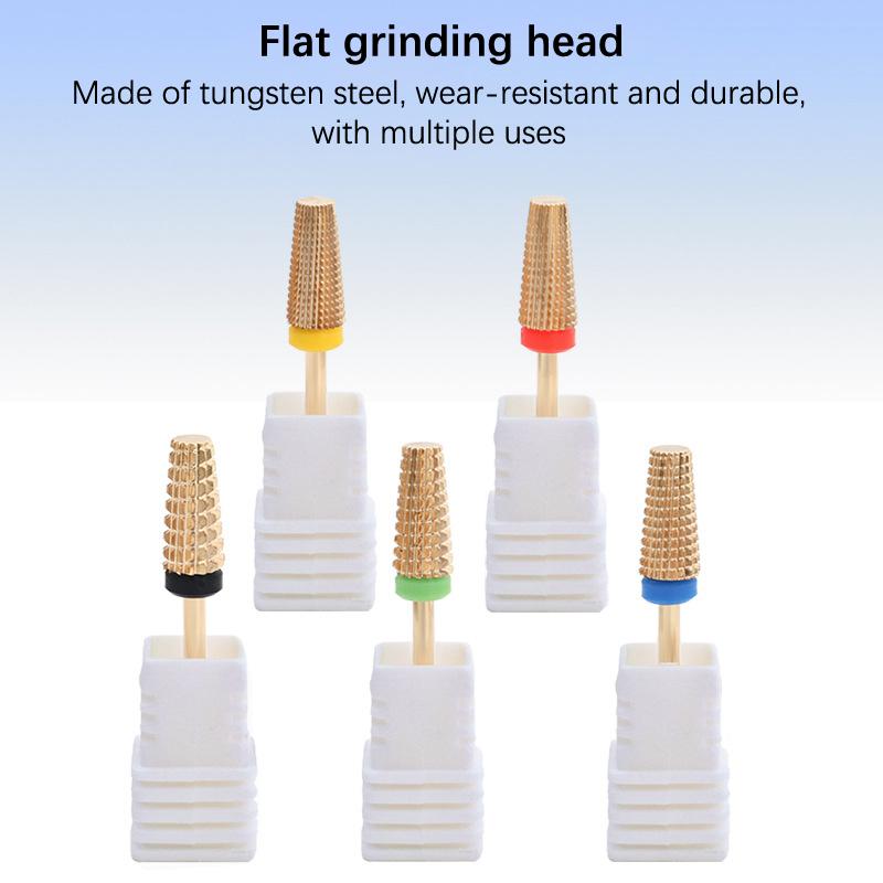 

Фрезерный резак Золотой вольфрамовый карбидный сверло для ногтей для электрической дрели маникюрный аппарат педикюр пилочки для ногтей аксессуары Fine