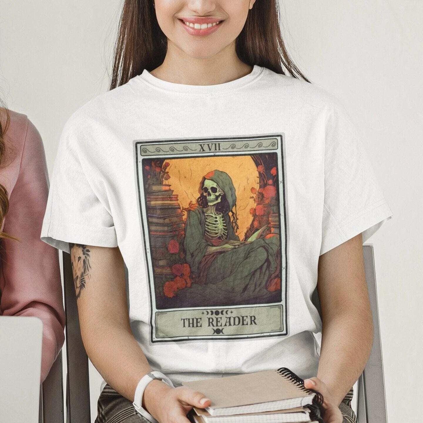 The Reader Tarot Card Shirt, Reading 3XL