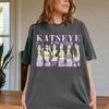 Womens Vintage Katseye Katseye Kpop Graphics T Shirt Unisex Cotton Oversized Loose Casual Short Sleeve Suitable For All Seasons