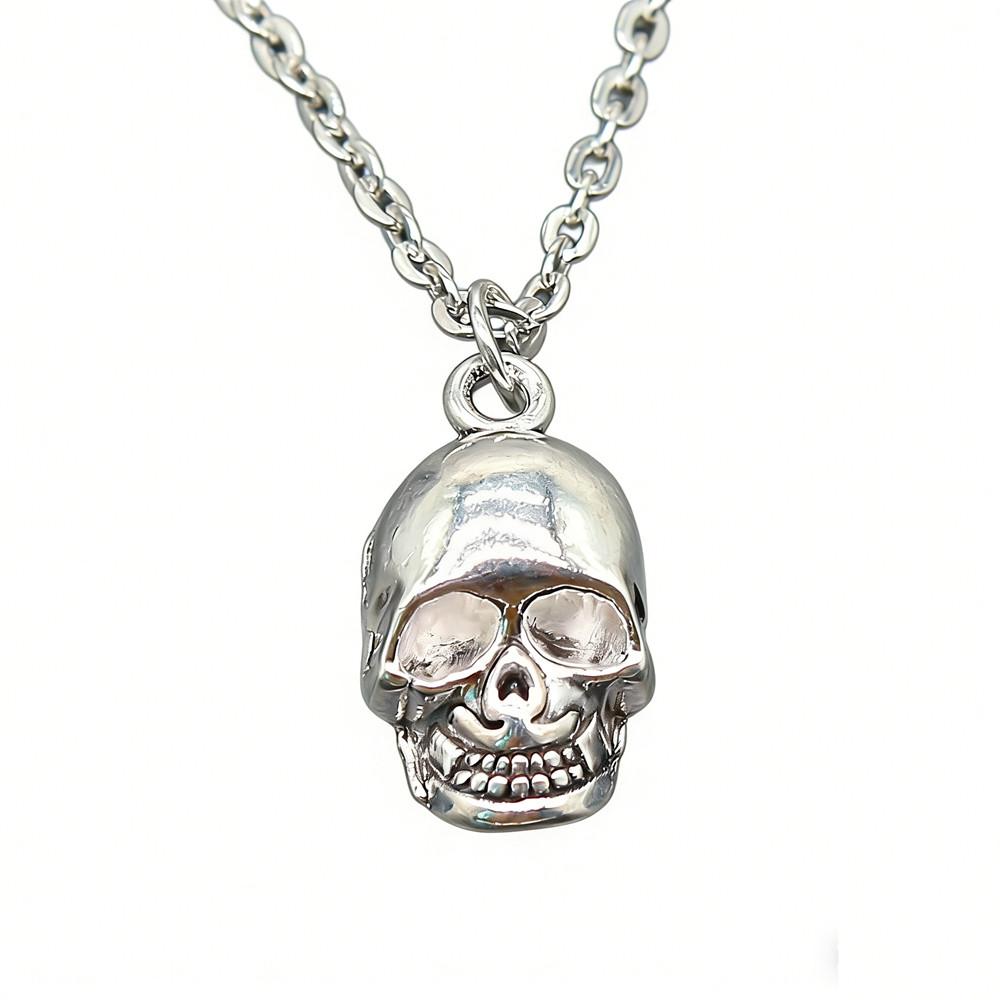 Pray Amulet Charm Necklace Cross Pendant Vintage Halloween Witchy Jewelry 43cm Chain