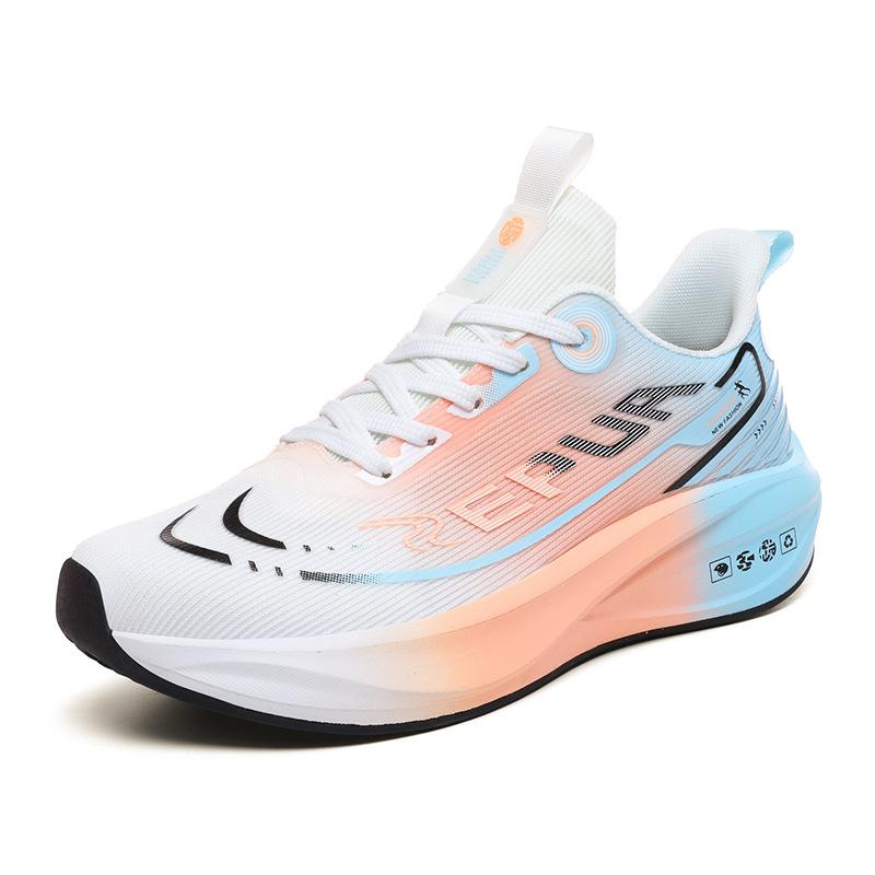 

2025 spring and summer new mesh breathable lightweight non-slip running shoes Red Rabbit carbon plate shock-absorbing sports shoes live broadcast 2025 45