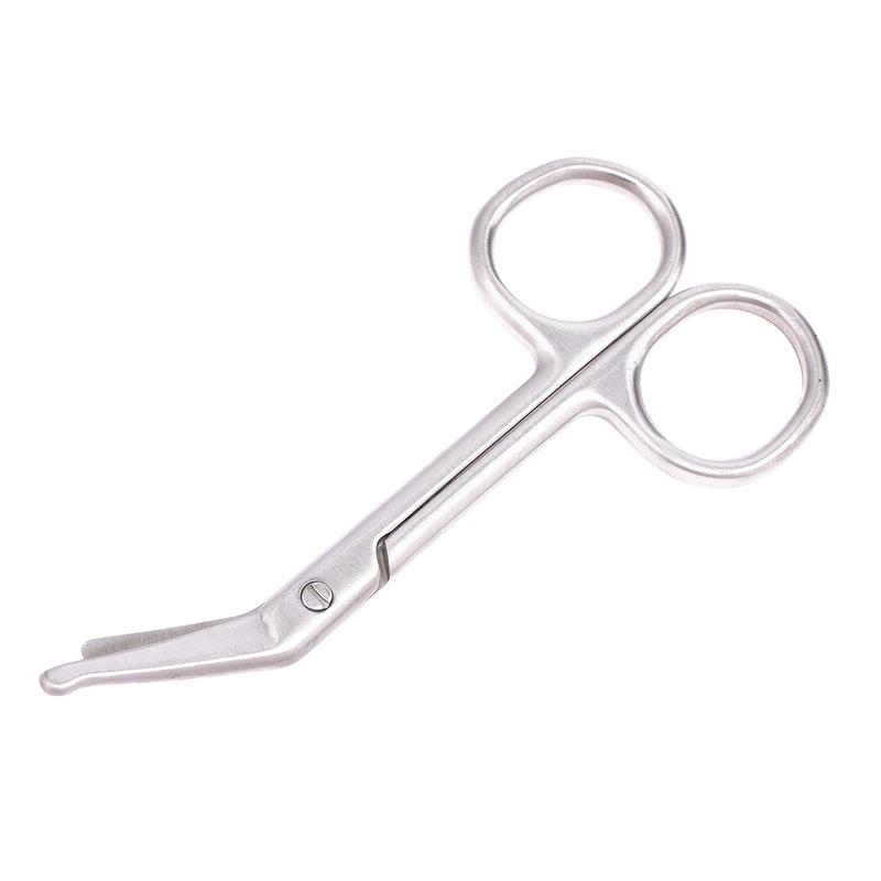 

11 см з нержавіючої сталі Марлевий бинт Ножиці Перев язувальні хірургічні ножиці Ножиці для домашнього гіпсу Ножиці для медсестер срібний